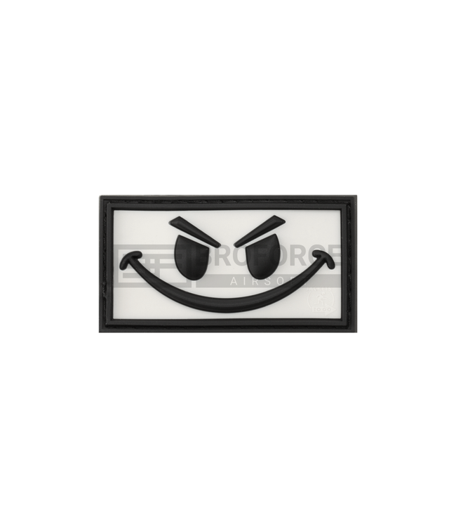 JTG Evil Smile Rubber Patch - White