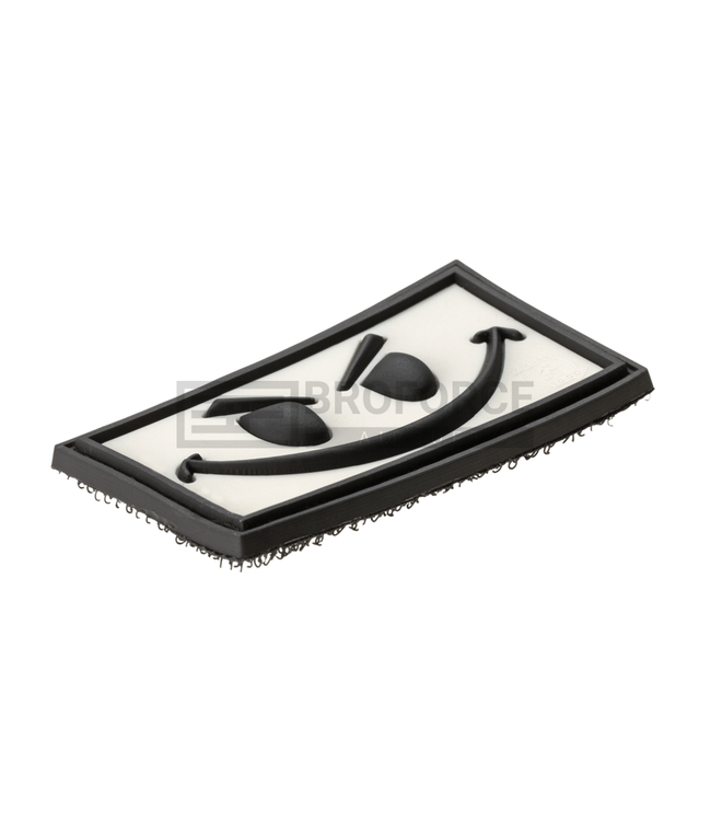 JTG Evil Smile Rubber Patch - White