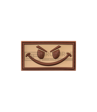 JTG Evil Smile Rubber Patch - Desert JTG Evil Smile Rubber Patch - Desert