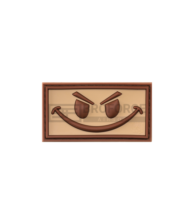 JTG Evil Smile Rubber Patch - Desert