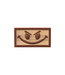 JTG Evil Smile Rubber Patch - Desert