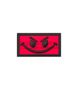 JTG Evil Smile Rubber Patch - Red