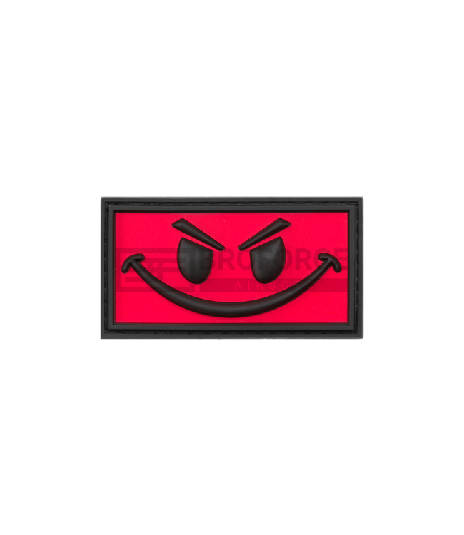 JTG Evil Smile Rubber Patch - Red