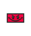 JTG Evil Smile Rubber Patch - Red