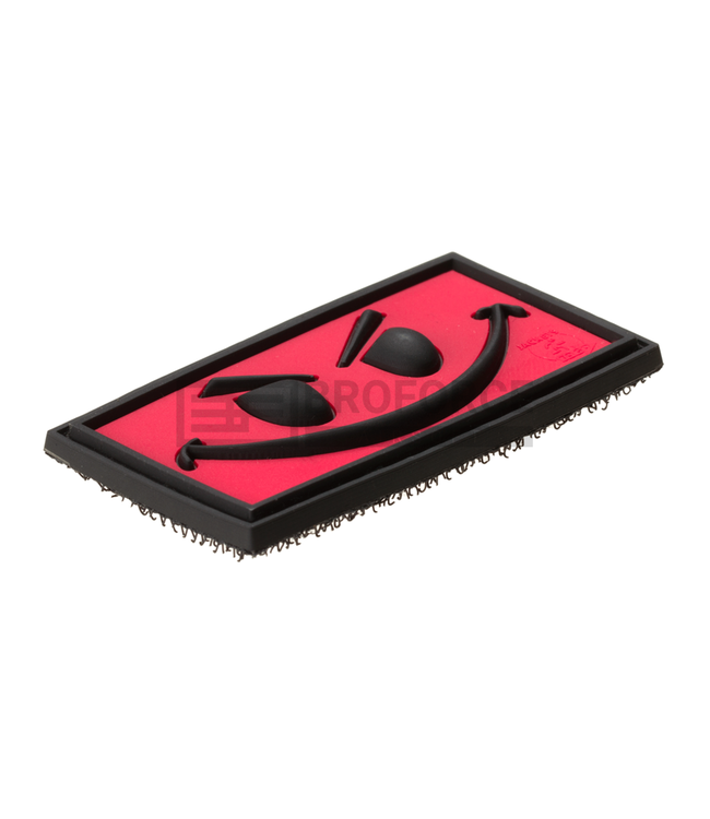 JTG Evil Smile Rubber Patch - Red