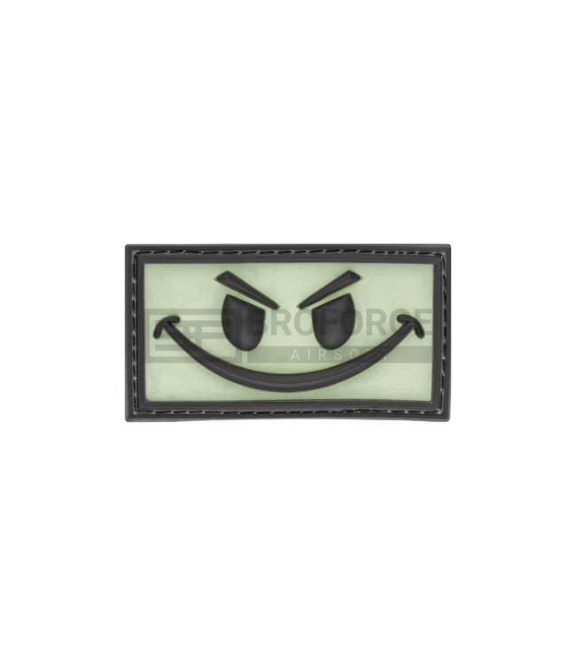 JTG Evil Smile Rubber Patch - Glow Back