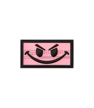 JTG Evil Smile Rubber Patch - Pink