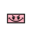 JTG Evil Smile Rubber Patch - Pink