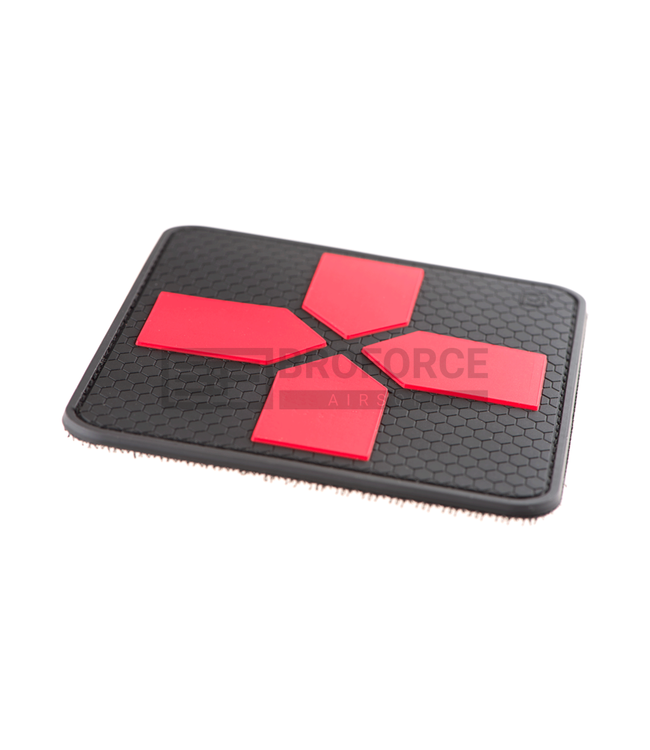 JTG Big Red Cross Medic Rubber Patch - Blackmedic