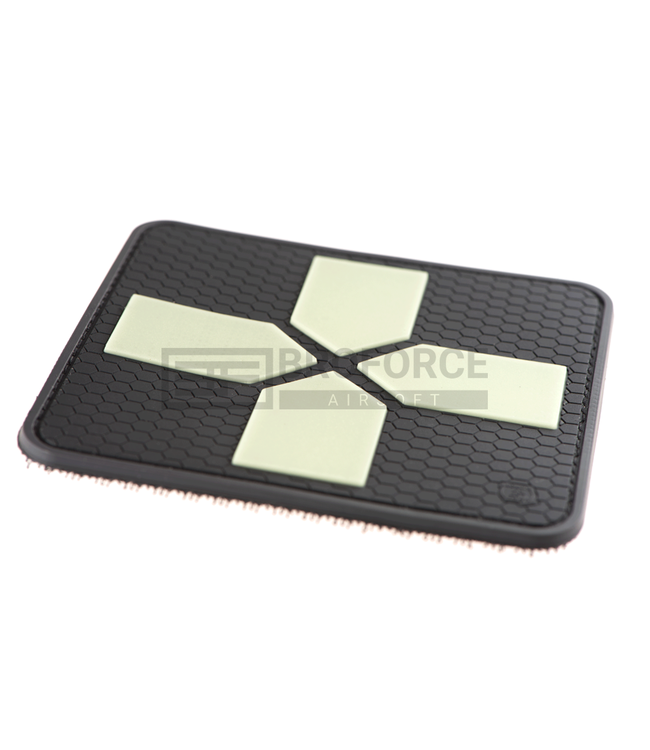 JTG Big Red Cross Medic Rubber Patch - Glow
