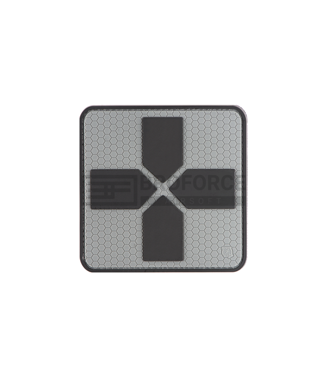 JTG Big Red Cross Medic Rubber Patch - Grey