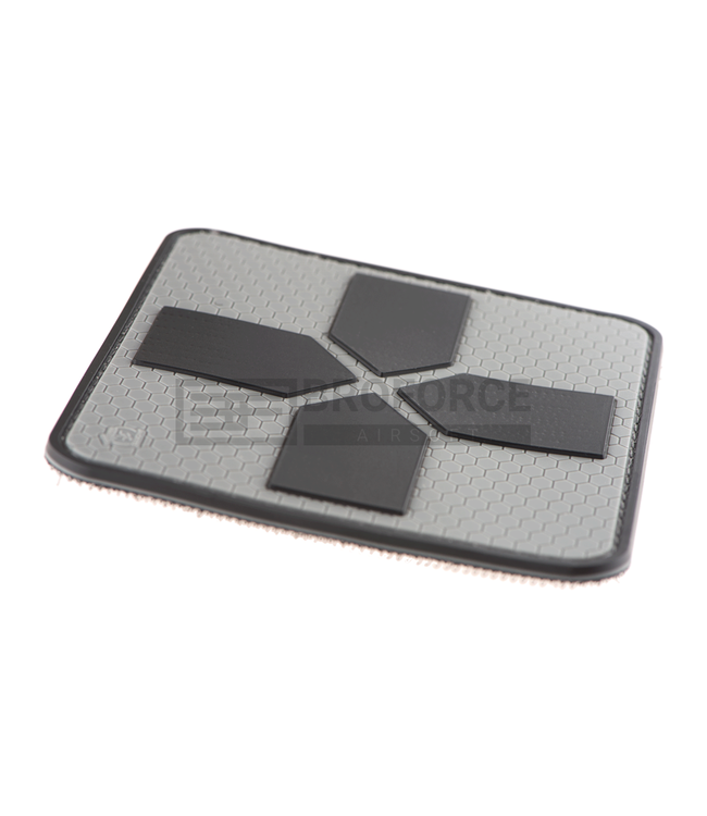 JTG Big Red Cross Medic Rubber Patch - Grey