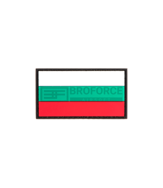 JTG Bulgarian Flag Rubber Patch - Black JTG Bulgarian Flag Rubber Patch - Black