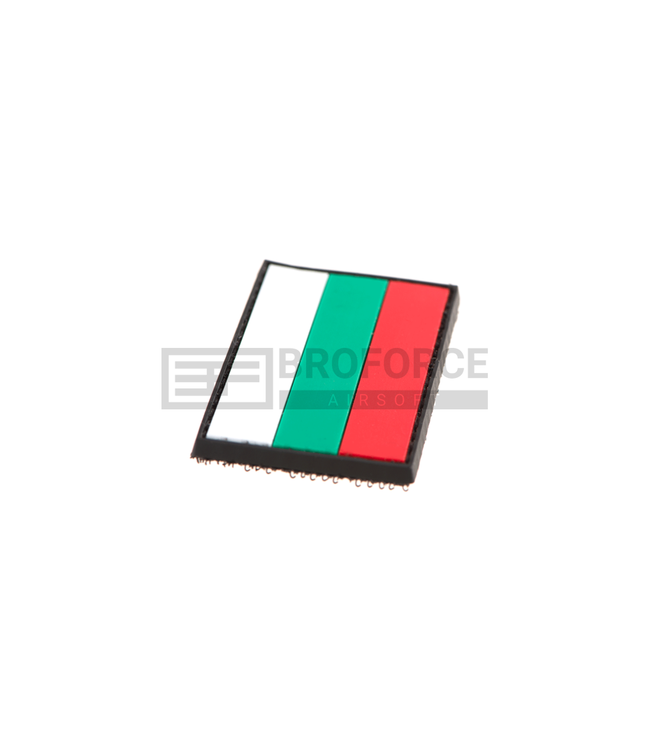 JTG Bulgarian Flag Rubber Patch - Black