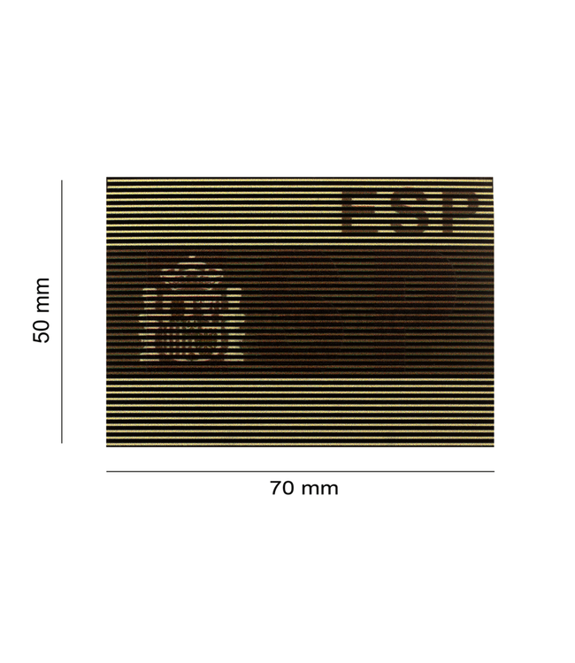 Clawgear Dual IR Patch ESP - Desert