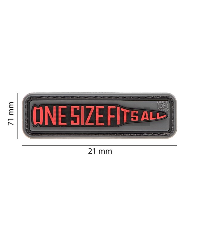 JTG 7,62 One Size Fits All Patch - Red