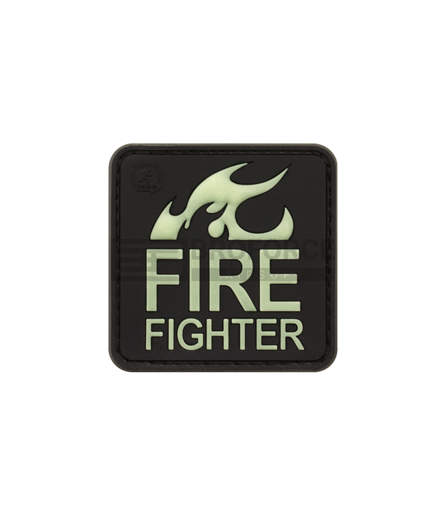 JTG Fire Fighter Rubber Patch - Glow