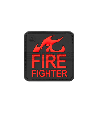 JTG Fire Fighter Rubber Patch - Blackmedic