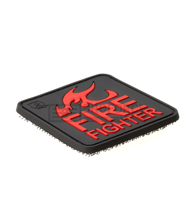 JTG Fire Fighter Rubber Patch - Blackmedic
