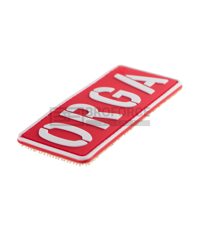 JTG ORGA Rubber Patch - Red