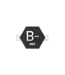 JTG Bloodgroup Hexagon Rubber Patch B Neg - SWAT