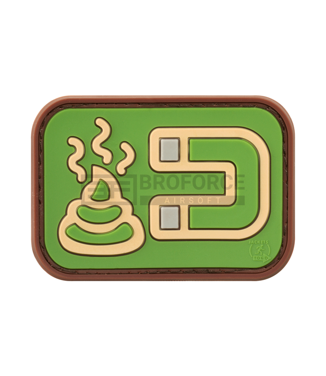 JTG Shit Magnet Rubber Patch - Green