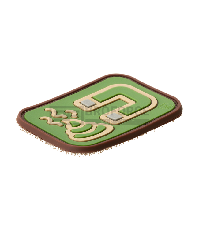 JTG Shit Magnet Rubber Patch - Green
