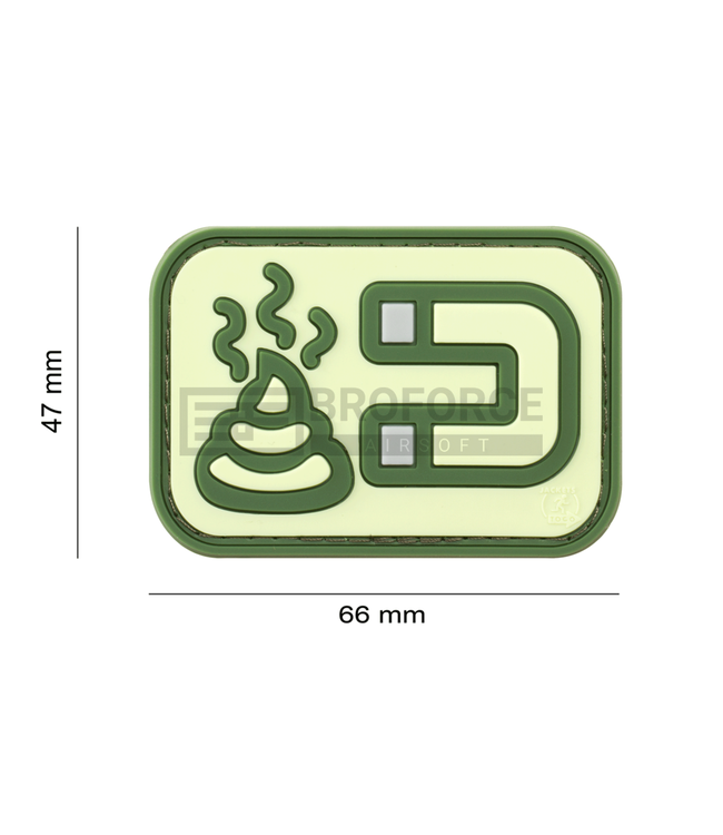 JTG Shit Magnet Rubber Patch - Forest