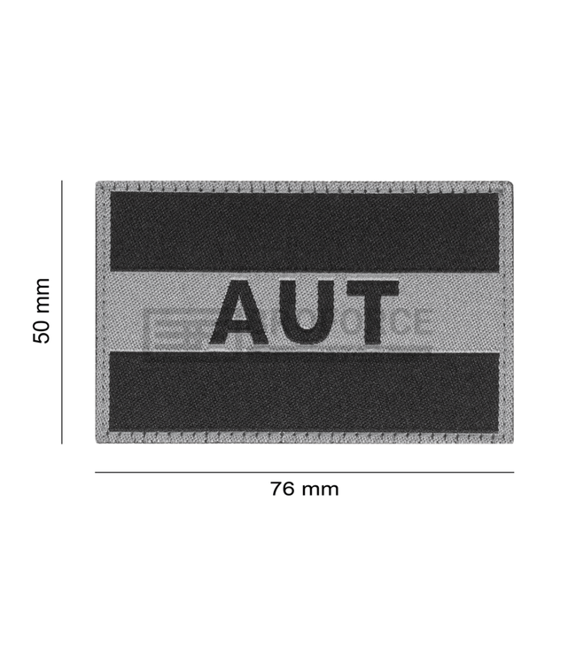 Clawgear Austria Flag Patch - Black