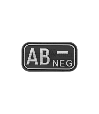 JTG Bloodtype Rubber Patch AB Neg - SWAT