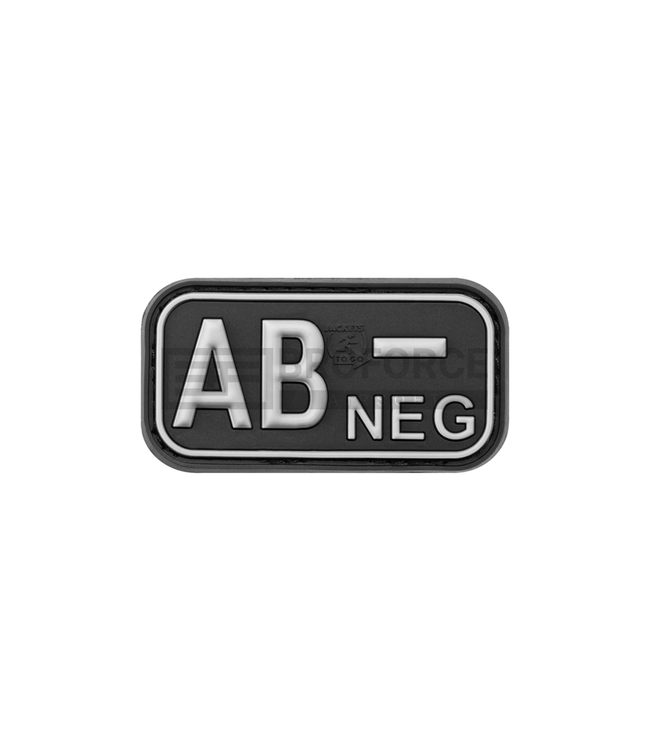 JTG Bloodtype Rubber Patch AB Neg - SWAT