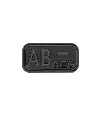JTG Bloodtype Rubber Patch AB Neg - Blackops