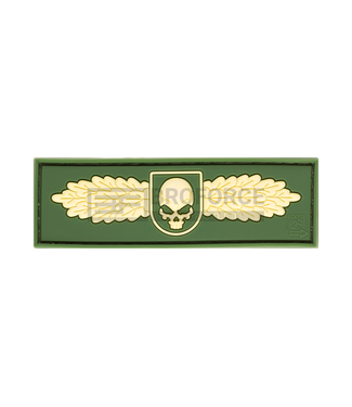 JTG SOF Skull Badge Rubber Patch - Multicolor