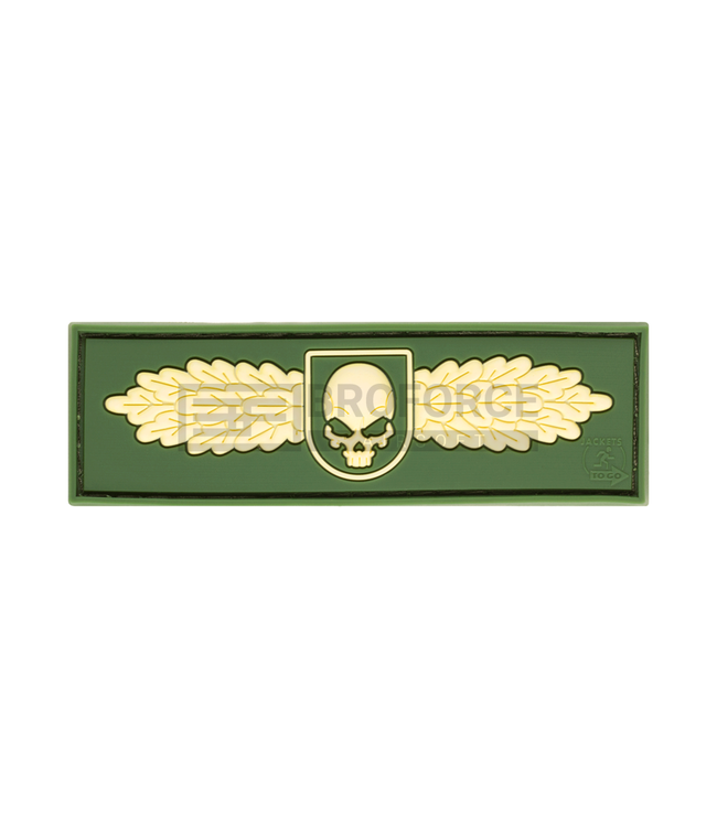 JTG SOF Skull Badge Rubber Patch - Multicolor