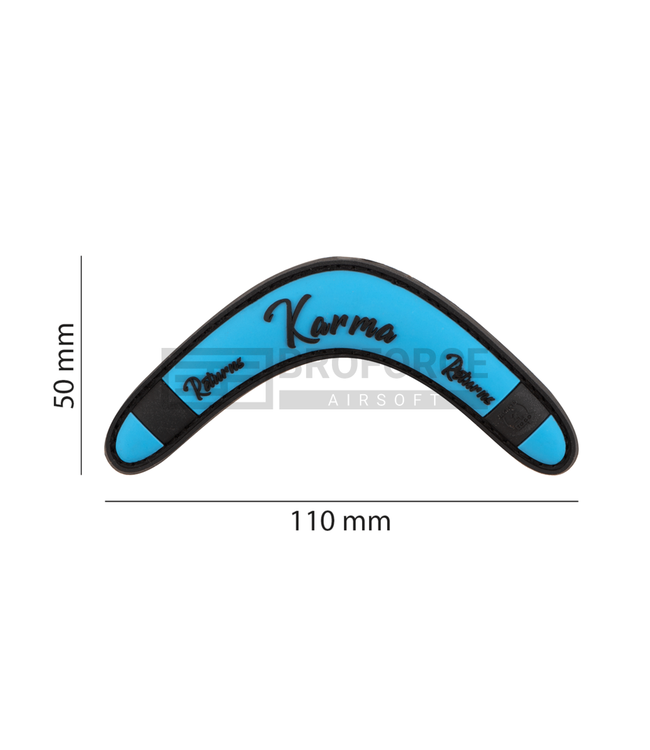 JTG Karma Returns Rubber Patch - Blue