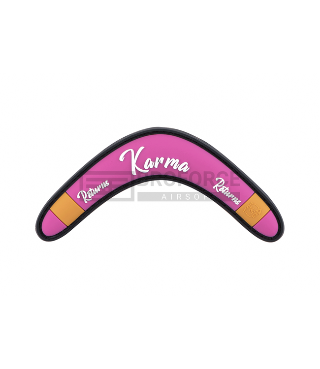 JTG Karma Returns Rubber Patch - Pink