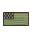 JTG US Flag Rubber Patch - Forest
