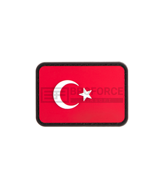 JTG Turkey Flag Rubber Patch - Multicolor