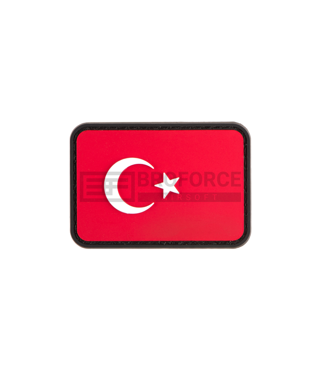 JTG Turkey Flag Rubber Patch - Multicolor