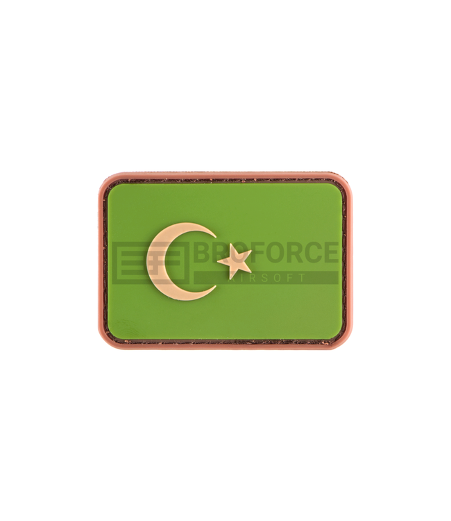 JTG Turkey Flag Rubber Patch - Green