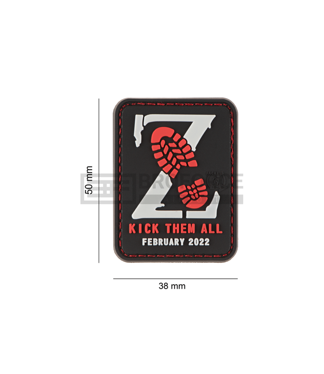 JTG Kick Them All Z Patch - Red