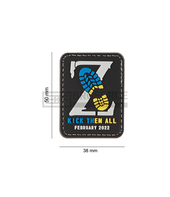JTG Kick Them All Z Patch - Blue