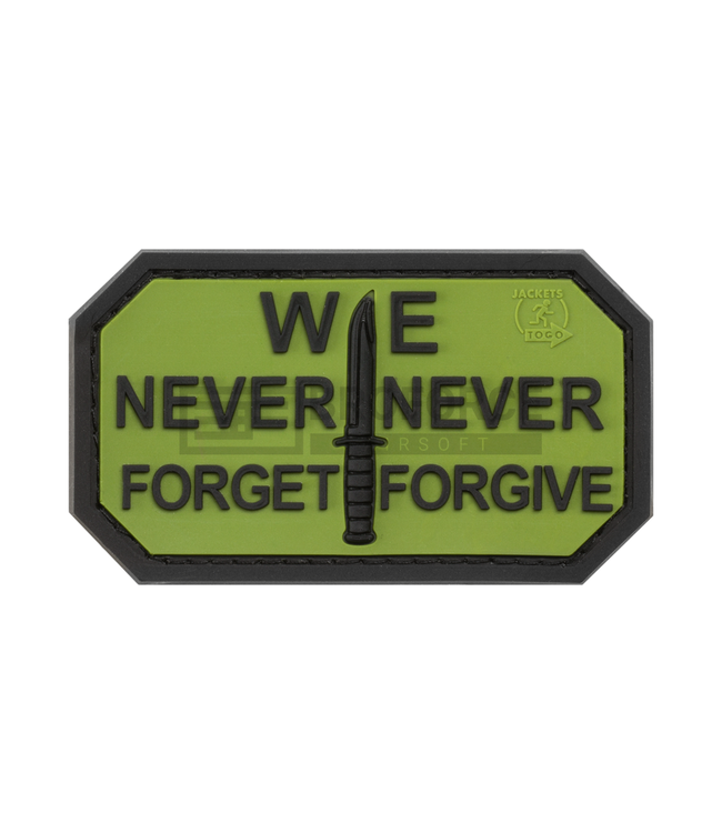 JTG Never Forget Rubber Patch - Forest