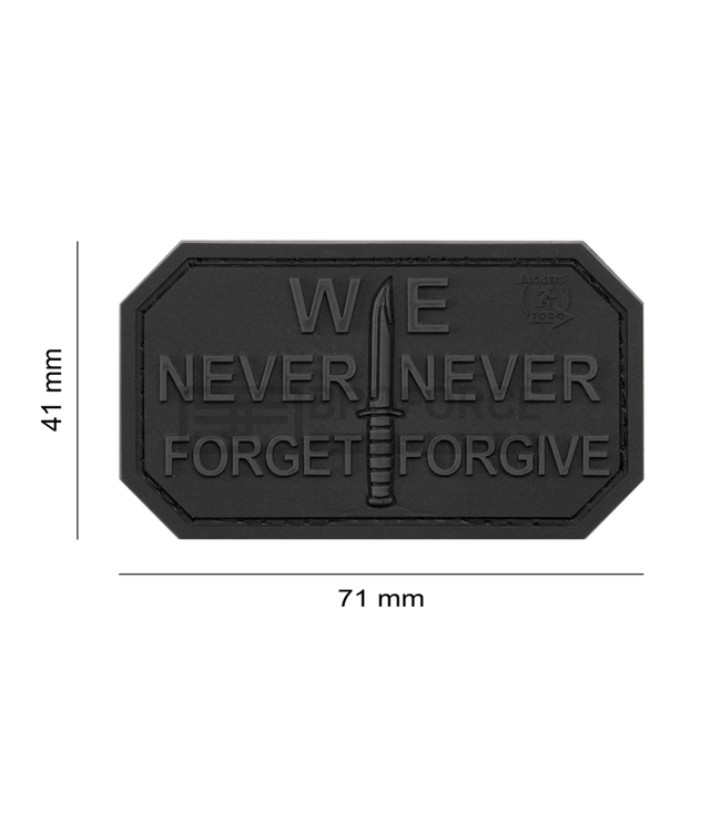 JTG Never Forget Rubber Patch - Blackops