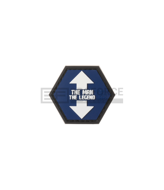 JTG The Man The Legend Rubber Patch - Multicolor