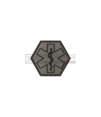 JTG Paramedic Hexagon Rubber Patch - Ranger Green