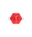 JTG Paramedic Hexagon Rubber Patch - Red JTG Paramedic Hexagon Rubber Patch - Red