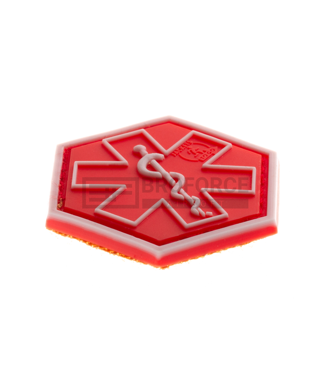 JTG Paramedic Hexagon Rubber Patch - Red