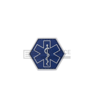 JTG Paramedic Hexagon Rubber Patch - Blue