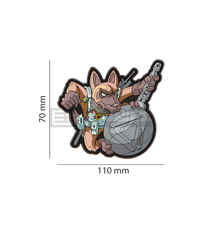 Outrider K9 Rubber Patch - Multicolor